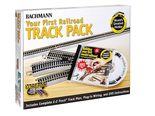 Your First Railroad Track Pack - E-Z Track(R) -- For 4 x 8 Layout-1