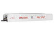 Girder Bridge - E-Z Track(R) - Assembled -- Union Pacific (silver, red) - 10-1/2" 26.7cm Long