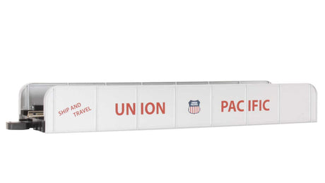 Girder Bridge - E-Z Track(R) - Assembled -- Union Pacific (silver, red) - 10-1/2" 26.7cm Long
