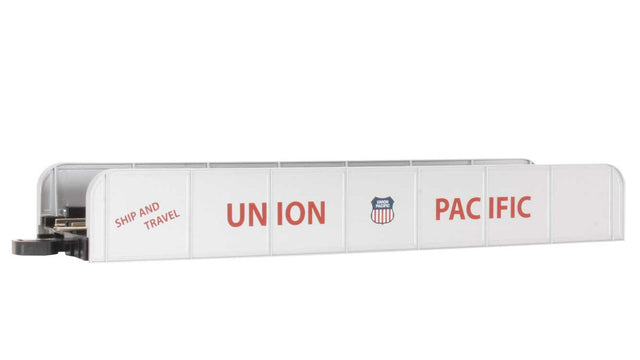 Girder Bridge - E-Z Track(R) - Assembled -- Union Pacific (silver, red) - 10-1/2" 26.7cm Long