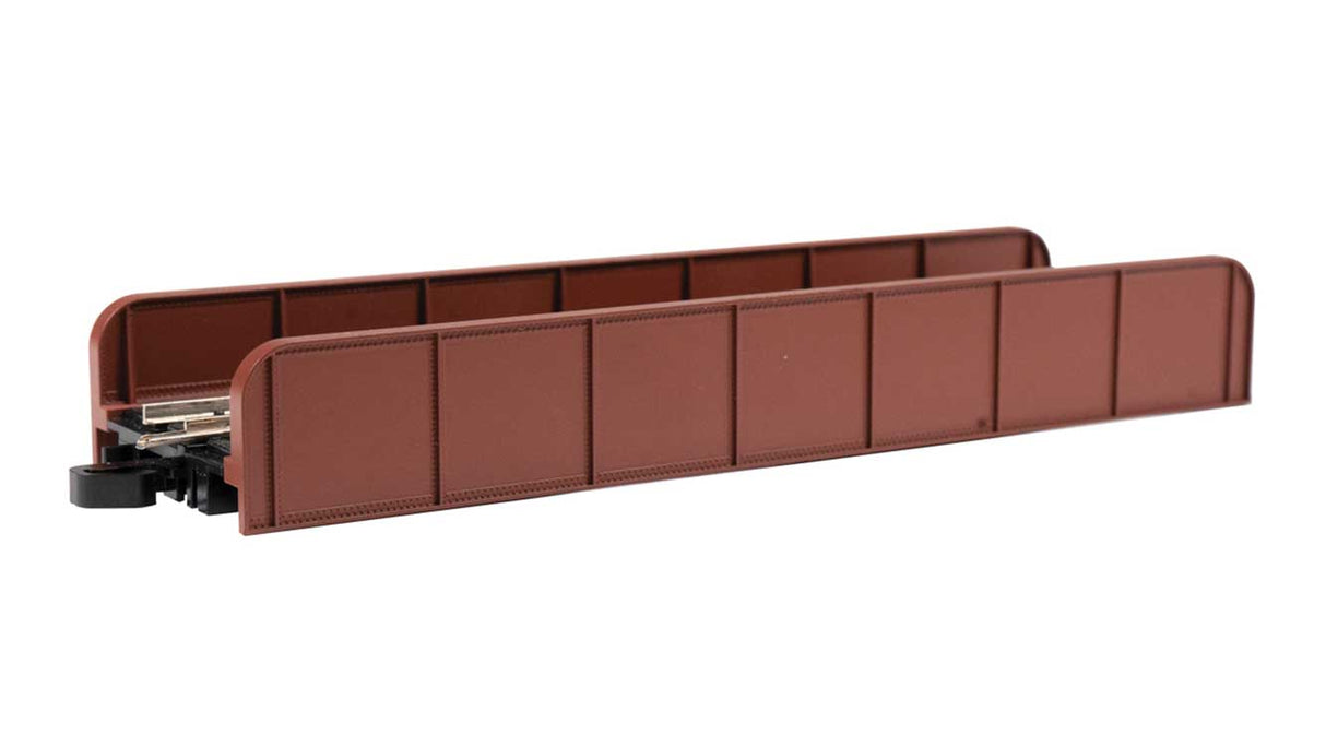 Girder Bridge w/Nickel Silver Rail - E-Z Track(R) -- Oxide Red