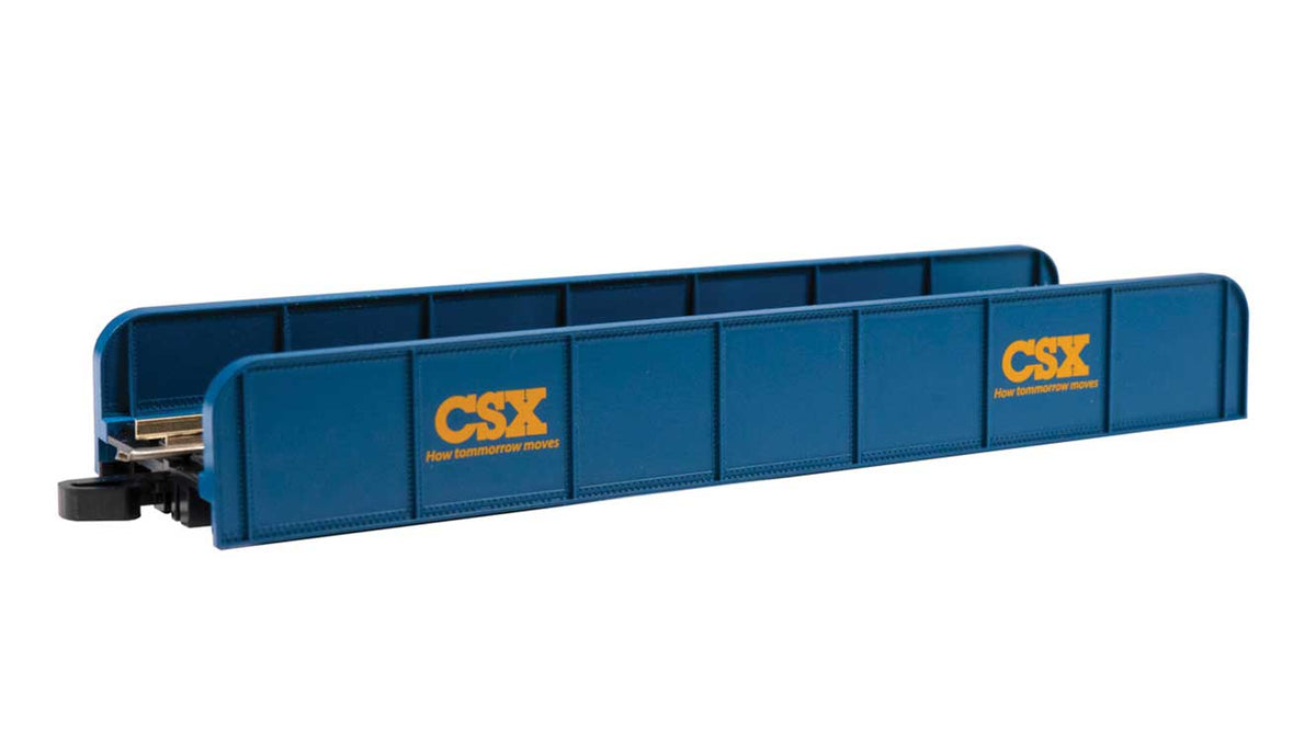Girder Bridge w/Nickel Silver Rail - E-Z Track(R) -- CSX (blue, yellow)