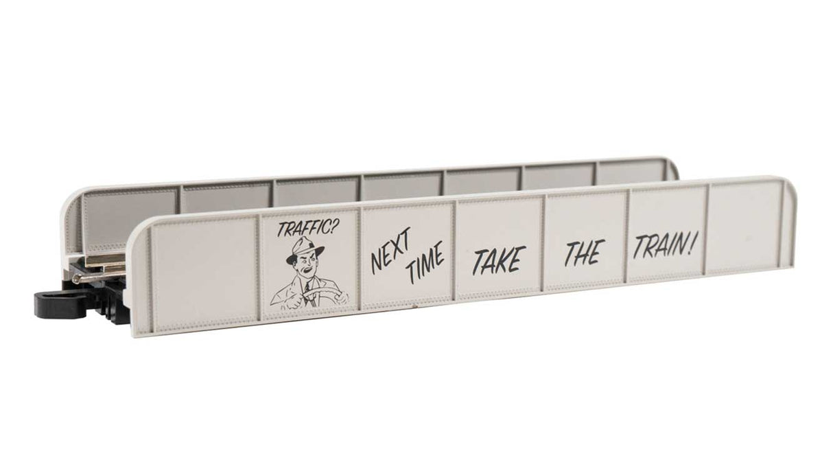 Girder Bridge w/Nickel Silver Rail - E-Z Track(R) -- Take the Train (gray, black)