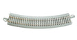 Curved Track with Nickel Silver Rail, Gray Roadbed, Concrete Ties - E-Z Trac -- 22" 55.9cm Radius pkg(4)