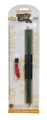 E-Z Track(R) Straight Terminal Rerailer w/Wire -- 10" Long-2