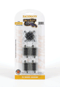 Crossing w/Nickel Silver Rail & Gray Roadbed - E-Z Track(R) -- 90 Degree-1