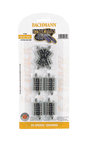 Crossing w/Nickel Silver Rail & Gray Roadbed - E-Z Track(R) -- 60 Degree