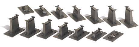E-Z Track Accessories -- 16-Piece Graduated Pier Set