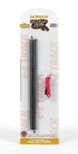 E-Z Track(R) w/Nickel Silver Rail & Gray Roadbed -- 10" Straight w/Under-Track Power Connector