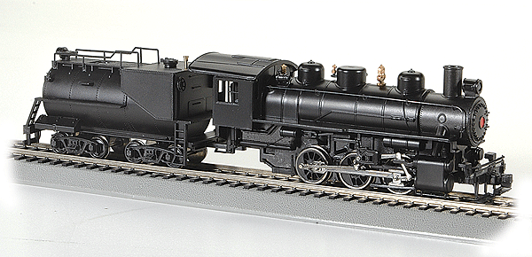 E-Z Command Starter System w/Decoder-Equipped 0-6-0 w/Tender -- Unlettered