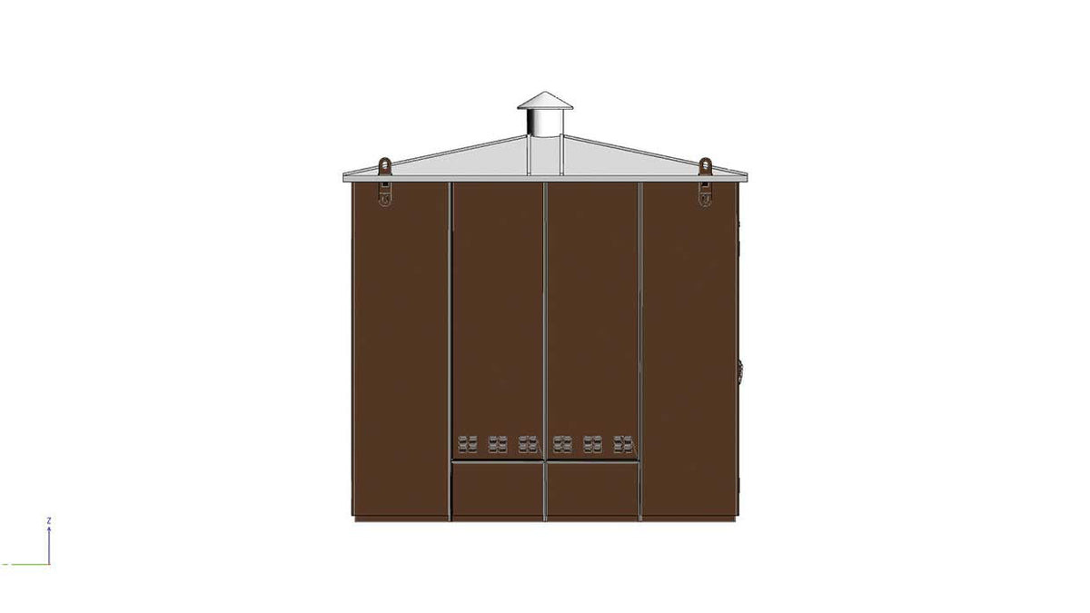 Trackside Turnout Decoder -- With Electrical Cabinet Housing