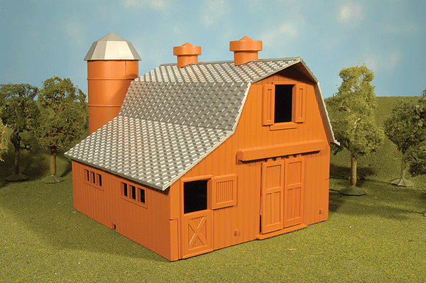 Plasticville Built-Up Building -- Dairy Barn
