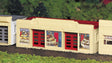 5 & 10 Store - Plasticville U.S.A.(R) -- Kit - Cream, Red - 4-1/2 x 2-1/8 x 1-1/2"  11.4 x 5.4 x 3.8cm