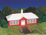 Plasticville Classic Kit - School House -- 6 x 7-1/8"  15.3 x 18.1cm-2