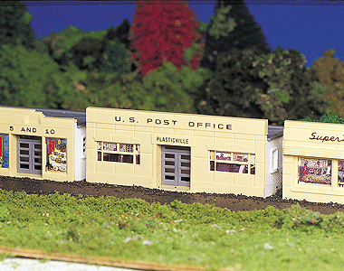 Plasticville Classic Kit - Post Office -- 2-1/8 x 4-5/8"  5.5 x 11.8cm-1