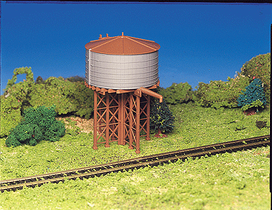 Water Tank - Plasticville U.S.A.(R) -- Kit - 3-1/4"  8.2cm Diameter-1