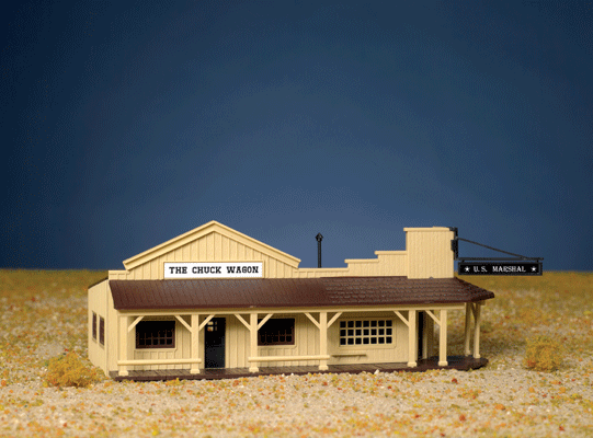 Marshall's Office & Restaurant - Plasticville USA(R) -- Kit-1