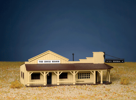 Marshall's Office & Restaurant - Plasticville USA(R) -- Kit-1