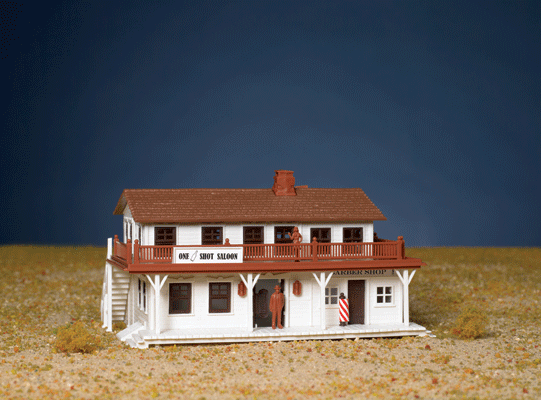 Plasticville Classic Kit - Saloon & Barber Shop-1