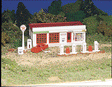 Gas Station - Plasticville -- Kit-1
