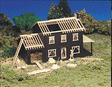 Plasticville Classic Kit - House Under Construction -- 2-7/8 x 5-1/4"  7.3 x 13cm-1