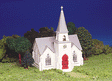 Plasticville U.S.A. - Classic Kit -- Cathedral - 5 x 4-1/2 x 6-1/2"  12.7 x 11.4 x 16.5cm-1