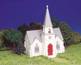 Plasticville U.S.A. - Classic Kit -- Cathedral - 5 x 4-1/2 x 6-1/2"  12.7 x 11.4 x 16.5cm-2