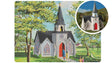 75th Anniversary Cathedral - Plasticville U.S.A.(R) -- Kit - 75th Anniversary Packaging