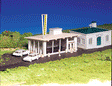 Drive-In Hamburger Stand - Plasticville U.S.A. -- Kit