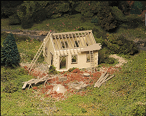 Plasticville U.S.A.(R) Classic Kits -- House Under Construction