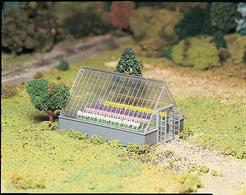 Plasticville U.S.A.(R) Classic Kits -- Greenhouse w/Flowers