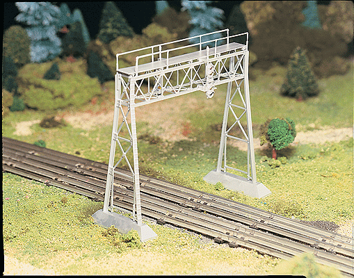 Plasticville U.S.A.(R) Classic Kits -- Signal Bridge (silver)