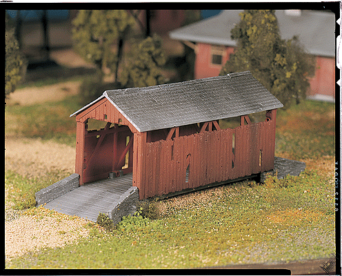Plasticville U.S.A.(R) Classic Kits -- Covered Bridge