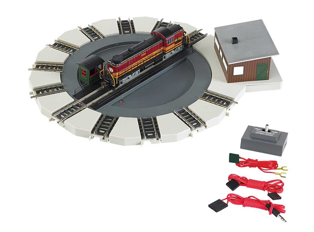 Motorized Turntable - E-Z Track(R) -- Kit - 7-1/2"  19.1cm Diameter, 5-1/2"  14cm Bridge-2