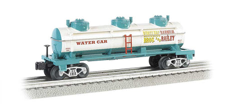 3-Dome Tank Car - 3-Rail - Ready to Run -  Williams(TM) -- Ringling Bros. and Barnum & Bailey(TM) #103 (Water)