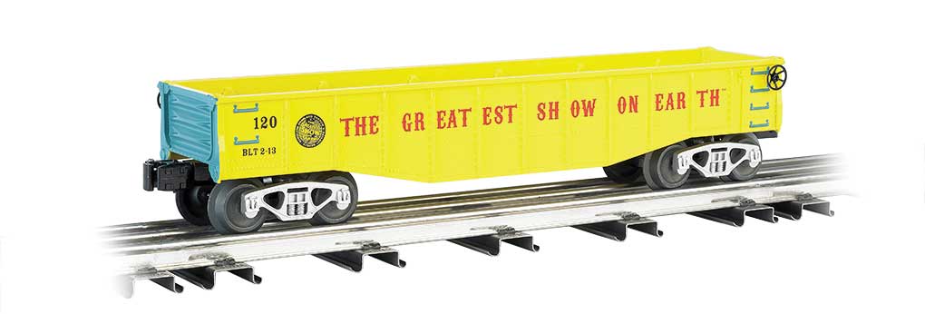 Gondola w/6 Wooden Barrels Load - 3-Rail - Ready to Run - Williams(TM) -- Ringling Bros. and Barnum & Bailey(TM) #120
