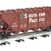 4-Bay Covered Hopper - 3-Rail - Ready to Run -  Williams(TM) -- Southern Pacific (Boxcar Red, white, Lines Logo)
