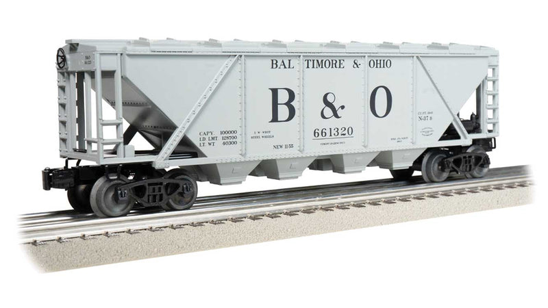 4-Bay Quad Hopper - 3-Rail - Ready to Run -  Williams(TM) -- Baltimore & Ohio 631204