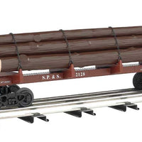 Williams(TM) Skeleton Log Car - 3-Rail - Ready to Run -- Spokane, Portland & Seattle