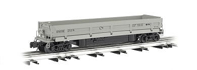 Operating Coal Dump Car - 3-Rail - Ready to Run - Williams(TM) -- Duluth, Missabe & Iron Range (gray)-1