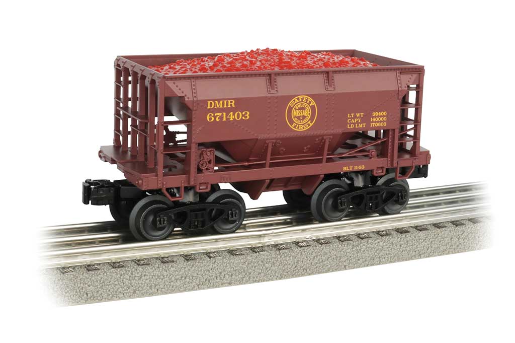 70-Ton Ore Car - 3-Rail Ready to Run - Williams -- Duluth, Missabe & Iron Range