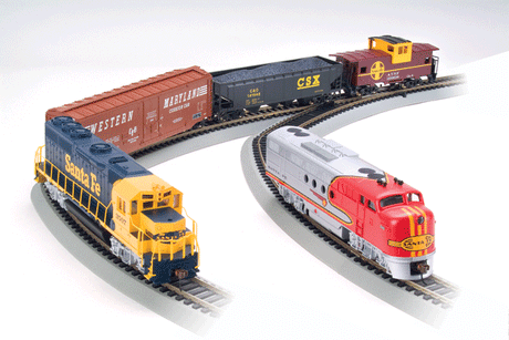 Digital Commander Train Set - E-Z Command(R) -- Santa Fe