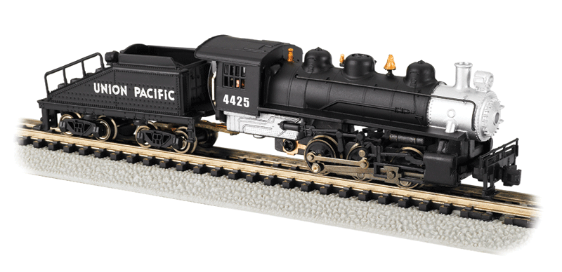 USRA 0-6-0 Switcher w/Slope-Back Tender - Standard DC -- Union Pacific #4425 (black, silver)-1