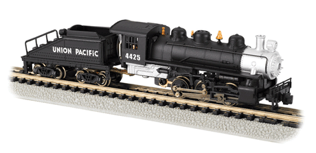 USRA 0-6-0 Switcher w/Slope-Back Tender - Standard DC -- Union Pacific #4425 (black, silver)-1