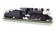 USRA 0-6-0 with Slope-Back Tender - Standard DC with Smoke -- Baltimore & Ohio #1143 (black, silver)