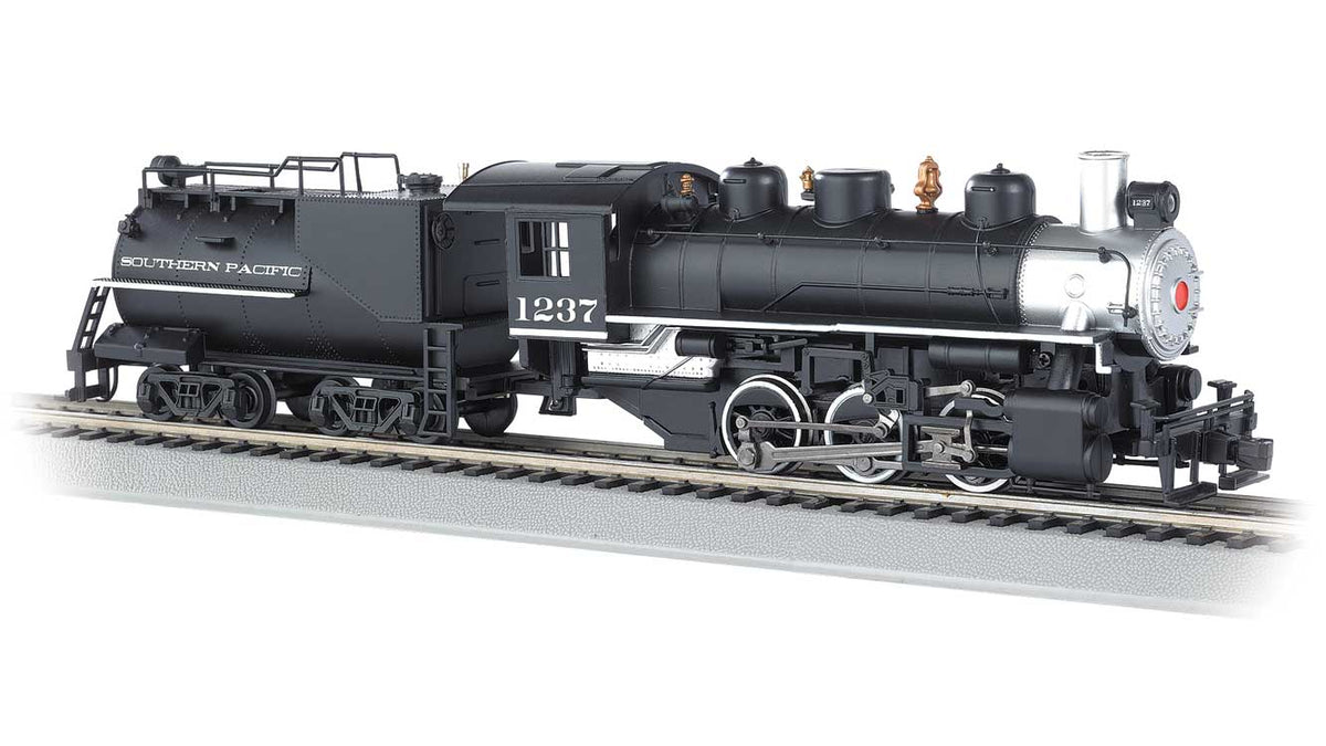 USRA 0-6-0 w/Vanderbilt Tender & Smoke - Standard DC -- Southern Pacific #1237 (black, silver)