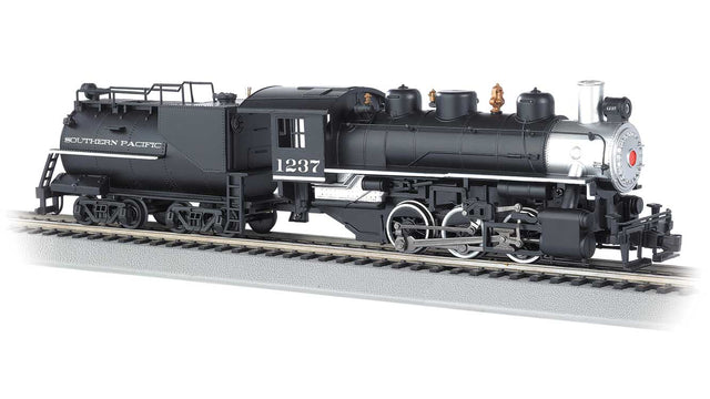 USRA 0-6-0 w/Vanderbilt Tender & Smoke - Standard DC -- Southern Pacific #1237 (black, silver)