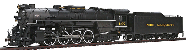 2-8-4 Berkshire w/DCC -- Pere Marquette #1225