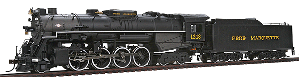 2-8-4 Berkshire w/DCC -- Pere Marquette #1218