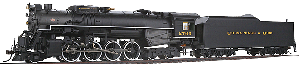 2-8-4 Berkshire w/DCC -- Chesapeake & Ohio "Kanawha" #2760